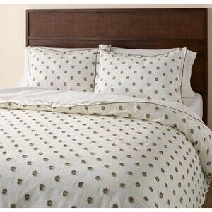 Full/Queen Clip Dobby Comforter Green - Hearth & Hand with Magnolia NEW